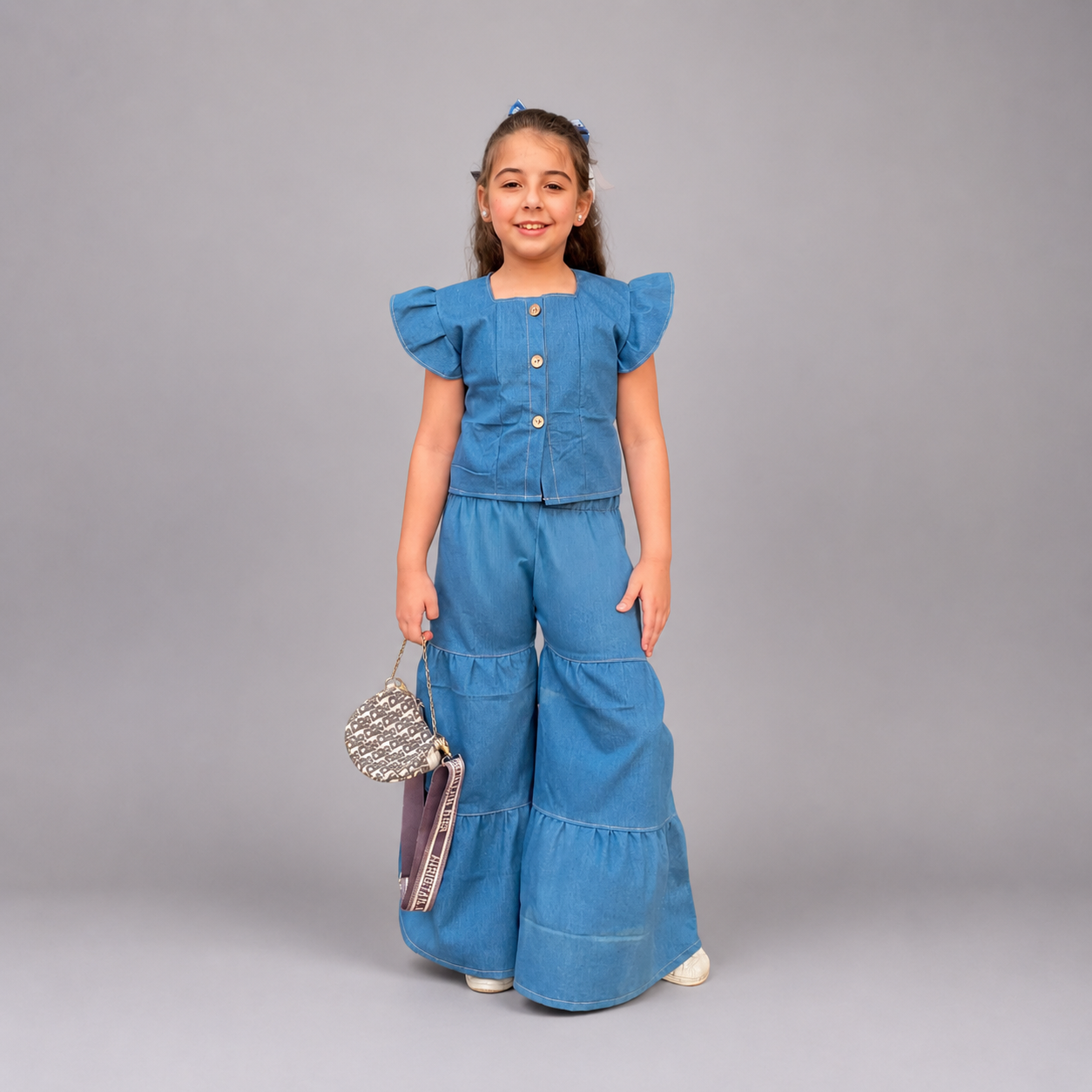 Girls Summer Denim Set
