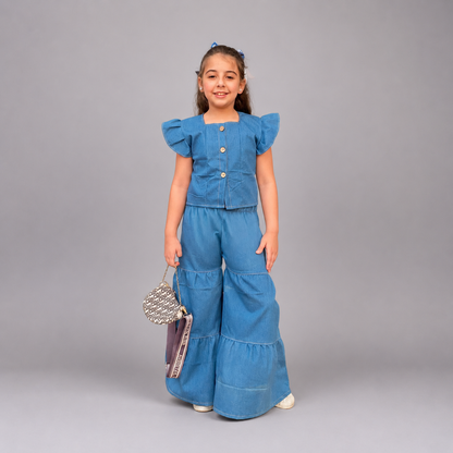 Girls Summer Denim Set